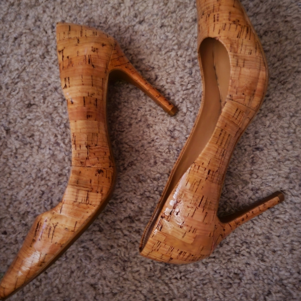 Ralph Lauren 8.5 tan heels